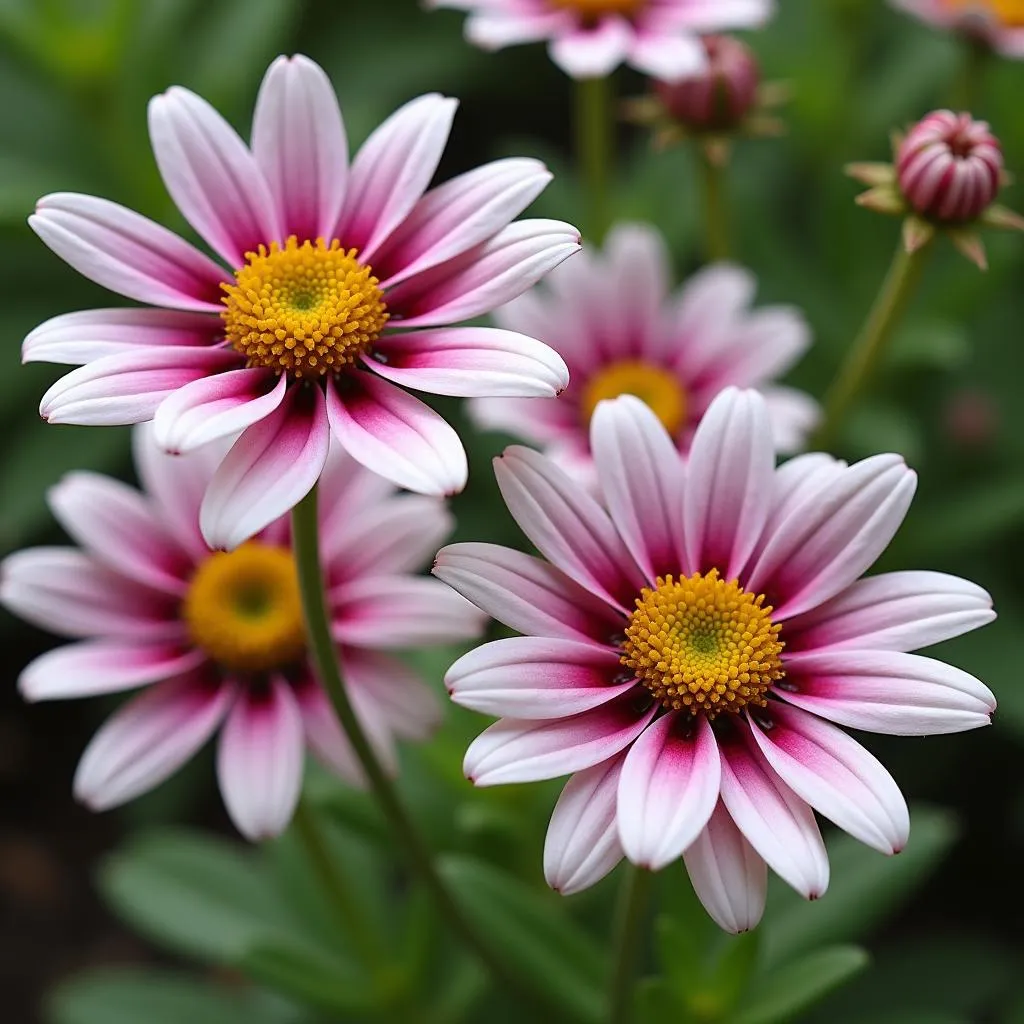 African Daisy Flower Images: Osteospermum Daisies in Bloom