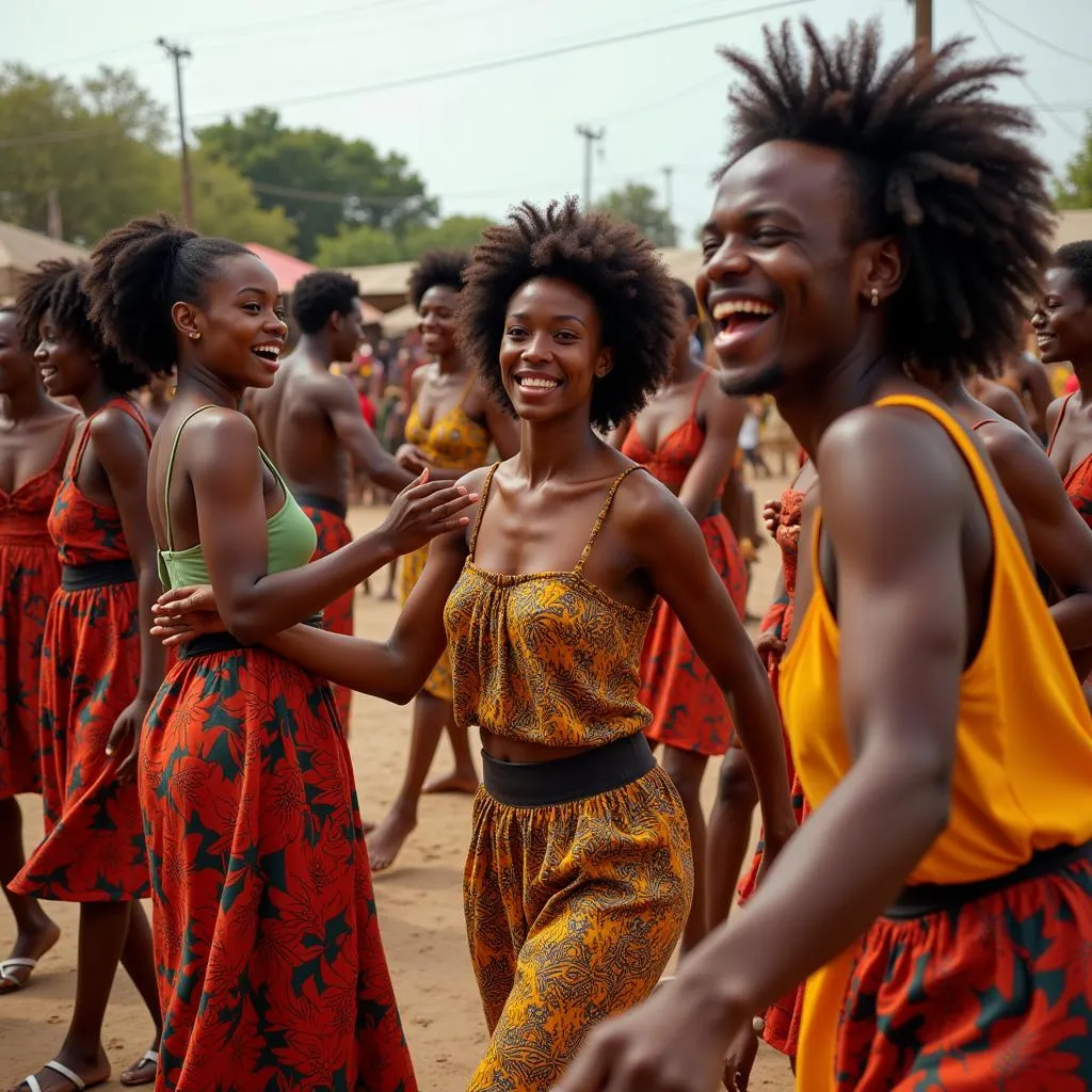 African dance celebration