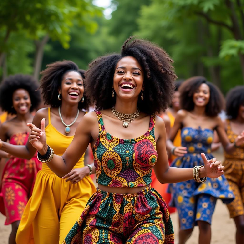 Vibrant African Dance Ceremony