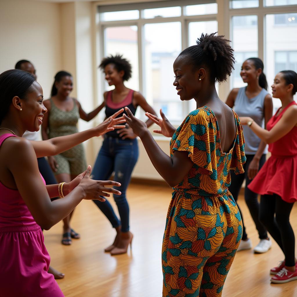 Beginner-friendly African dance class in Newark