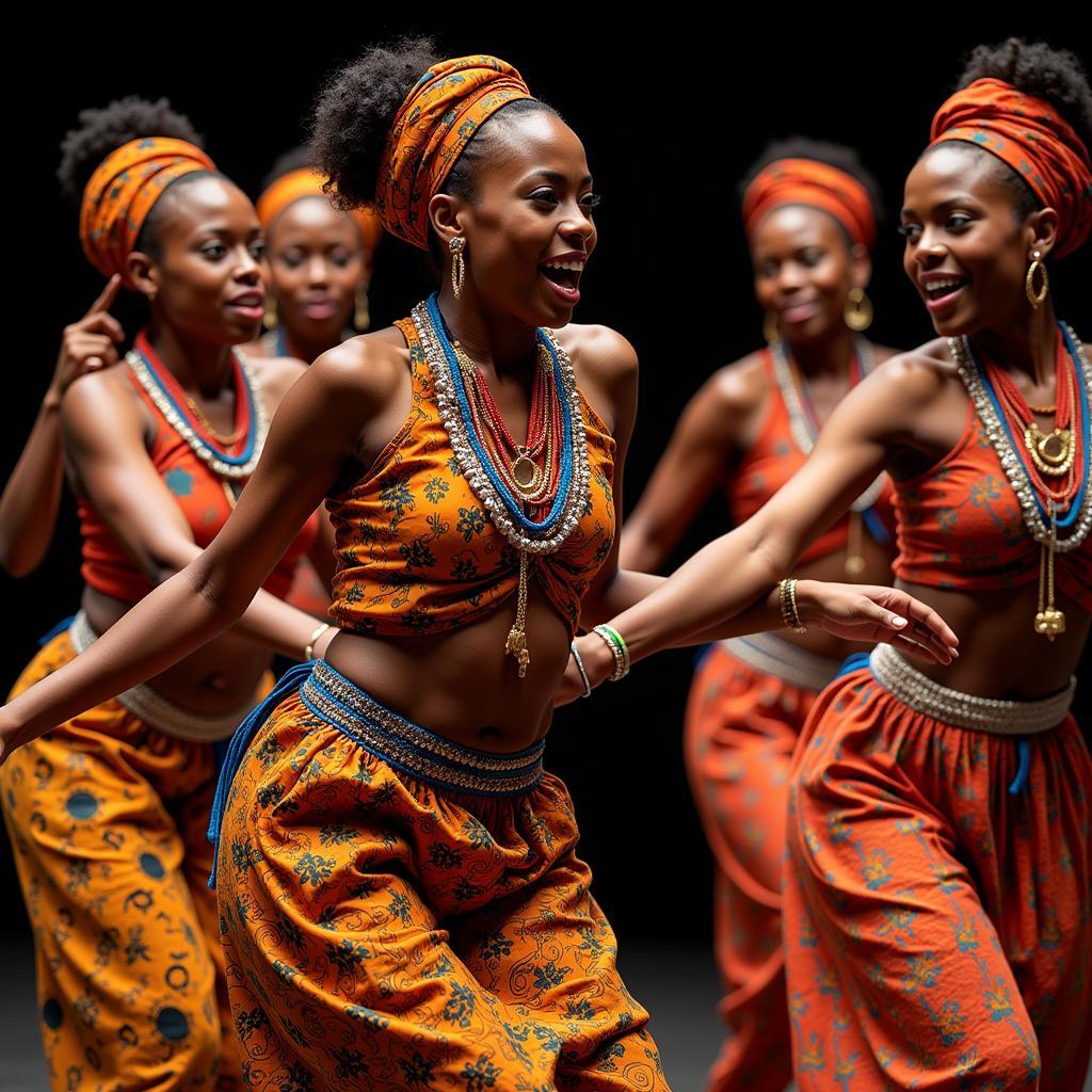 Energetic Traditional African Dance Performance