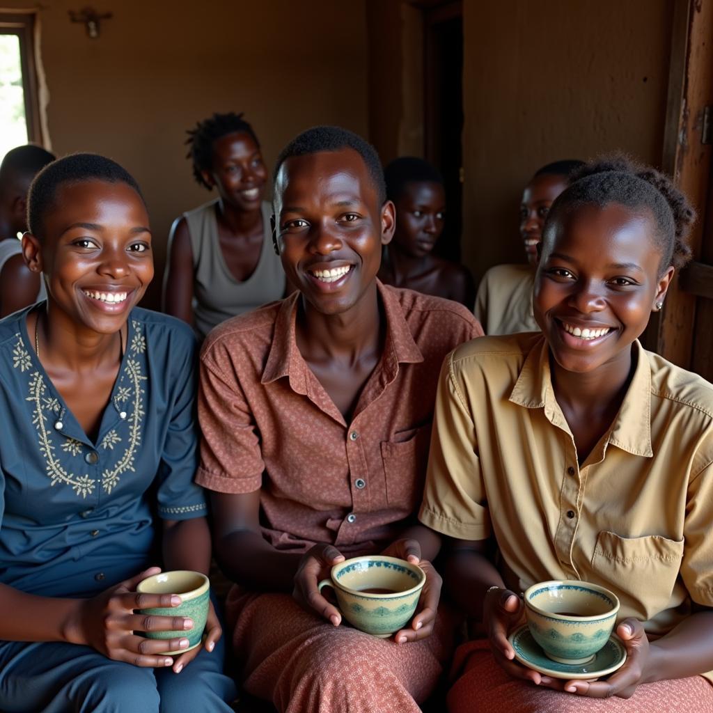 Sharing Dawa in a Kenyan Home