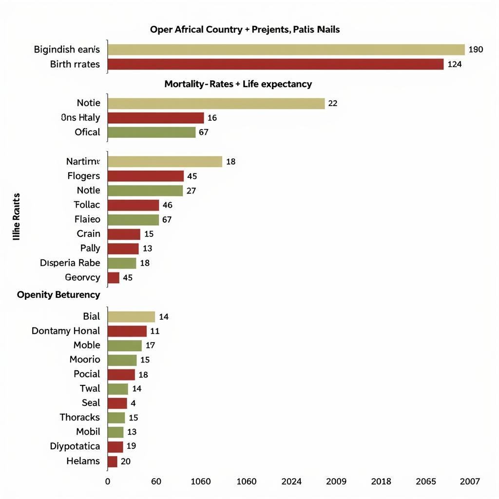 Chart of Key African Demographic Indicators