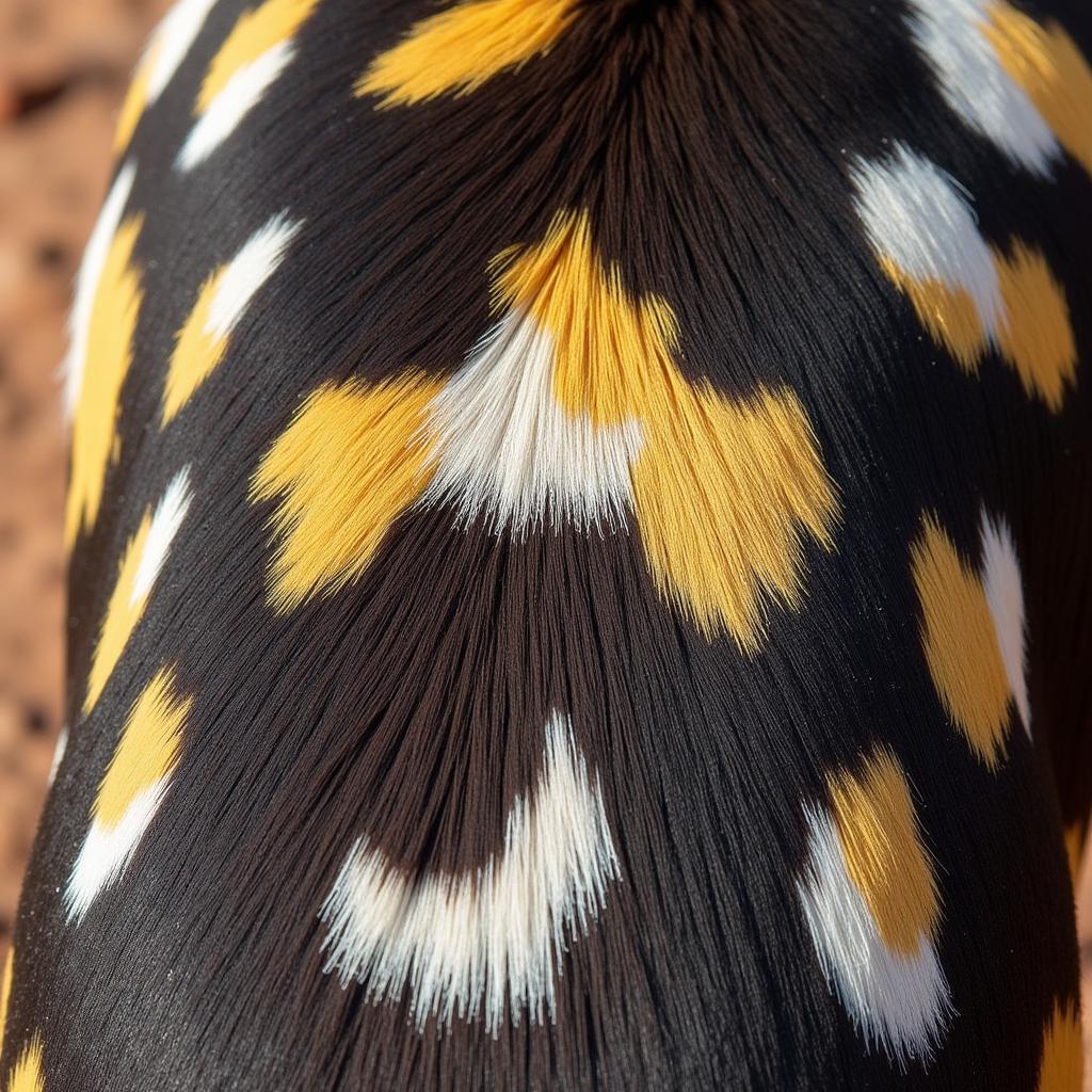 African Desert Dog Coat Pattern