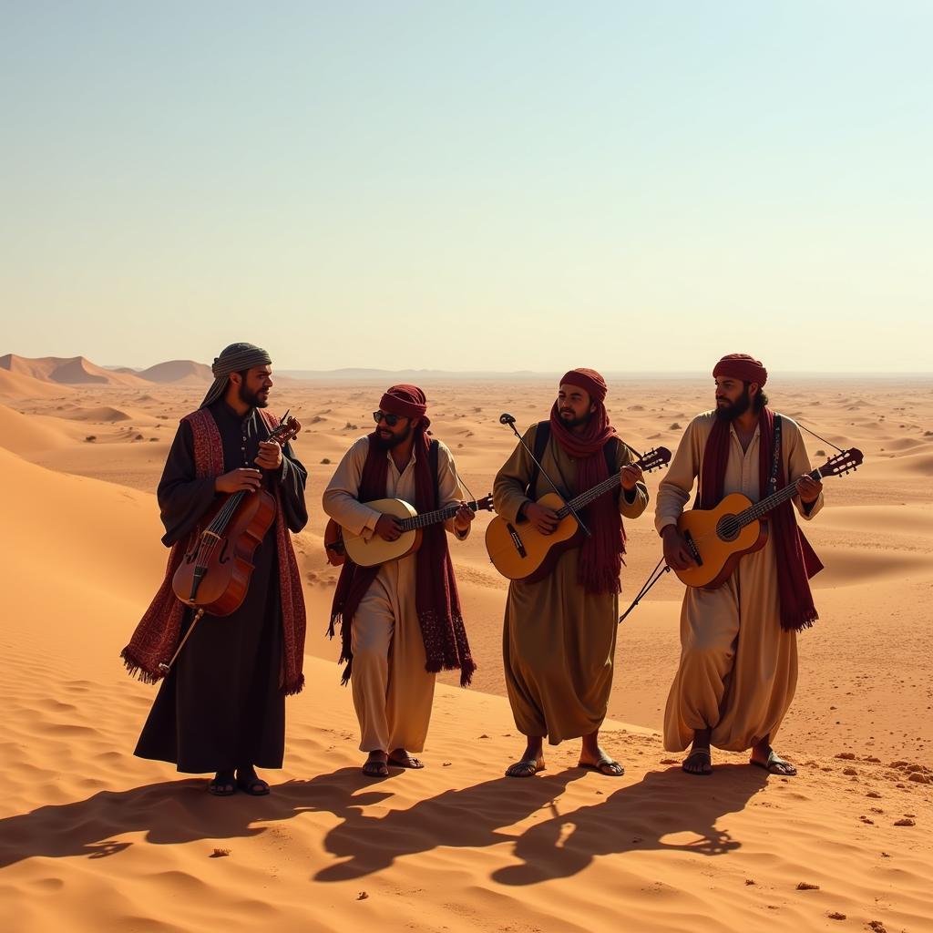 Nomadic Musicians in the Sahara Desert