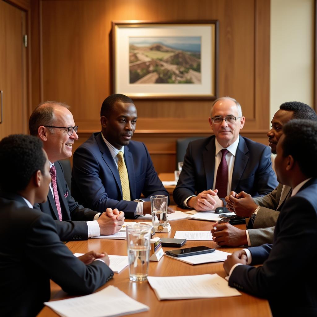 USA and African Development Bank Leaders Meet