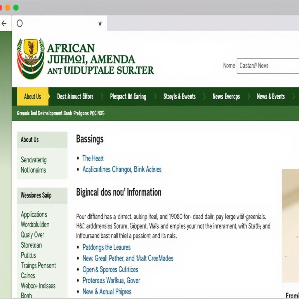 Navigating the African Development Bank Website