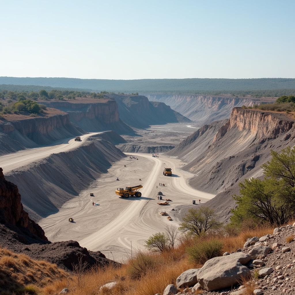 Diamond Mine in Botswana