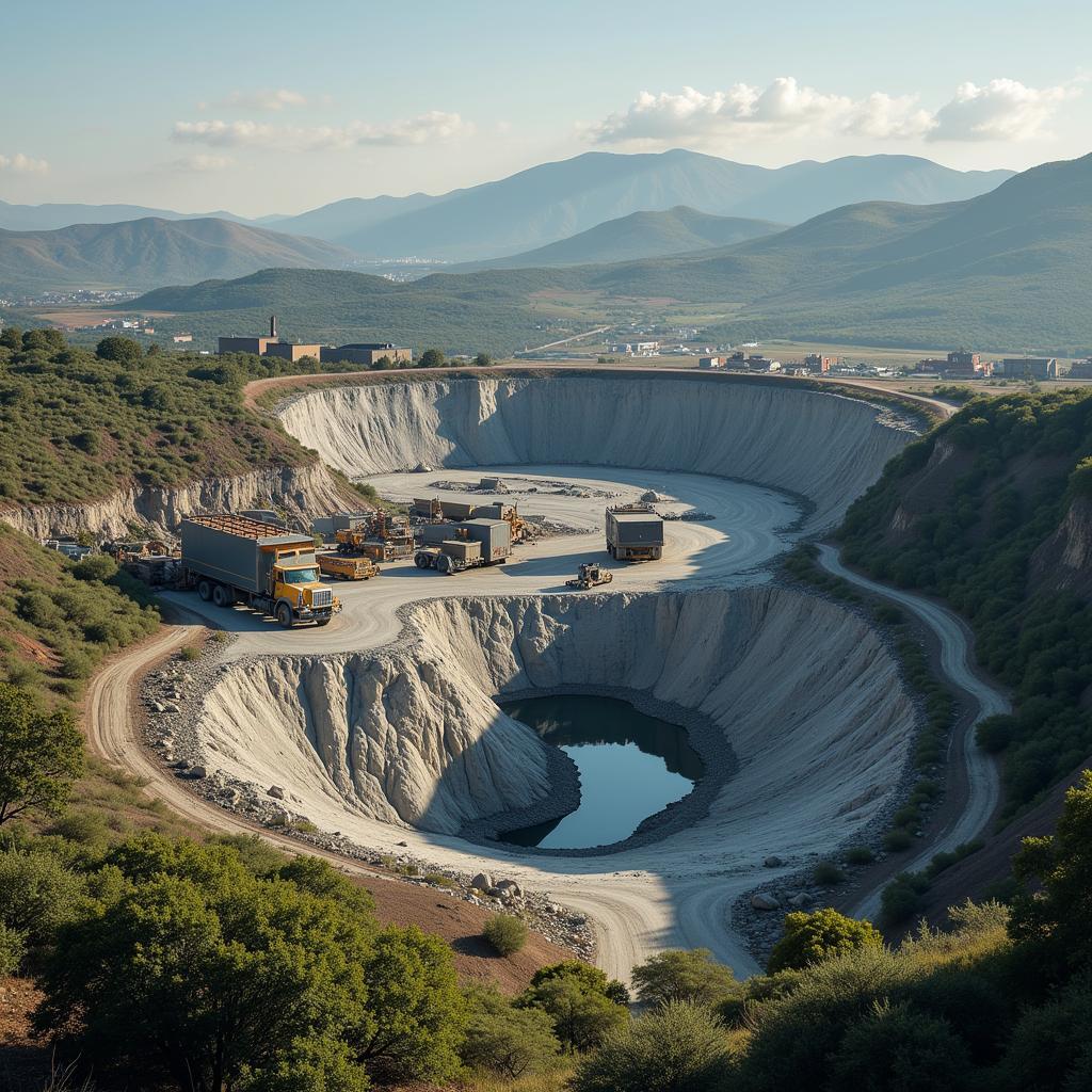 Modern African Diamond Mine