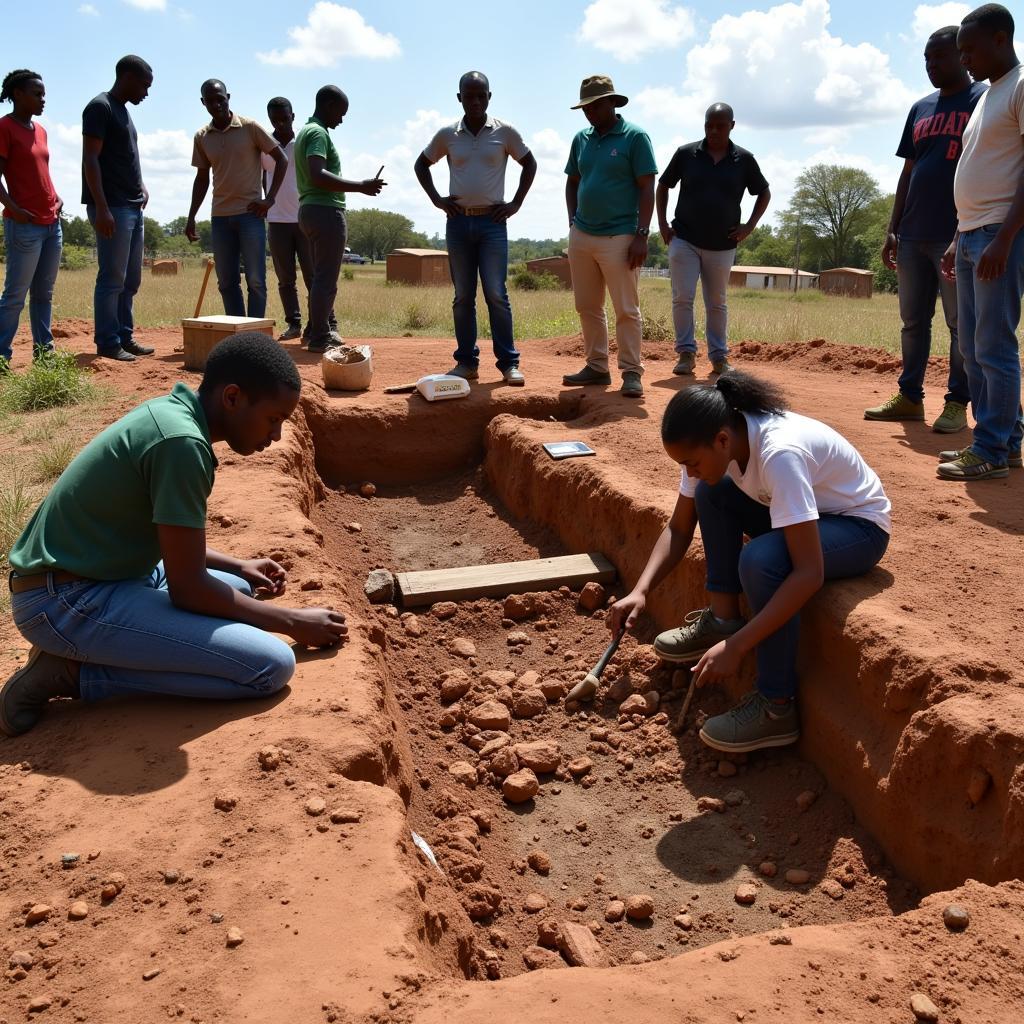 Archaeological Excavation at an African Diaspora Site