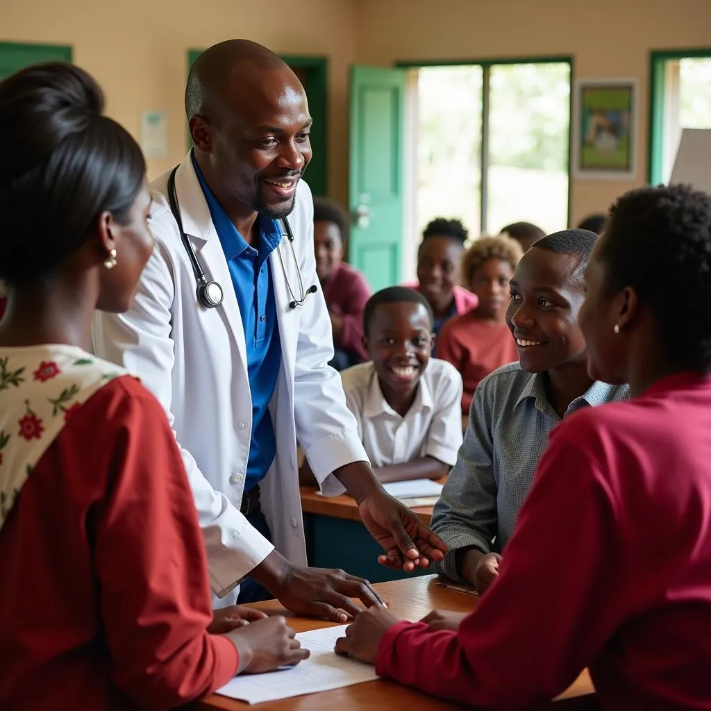 African Doctor in Community Health