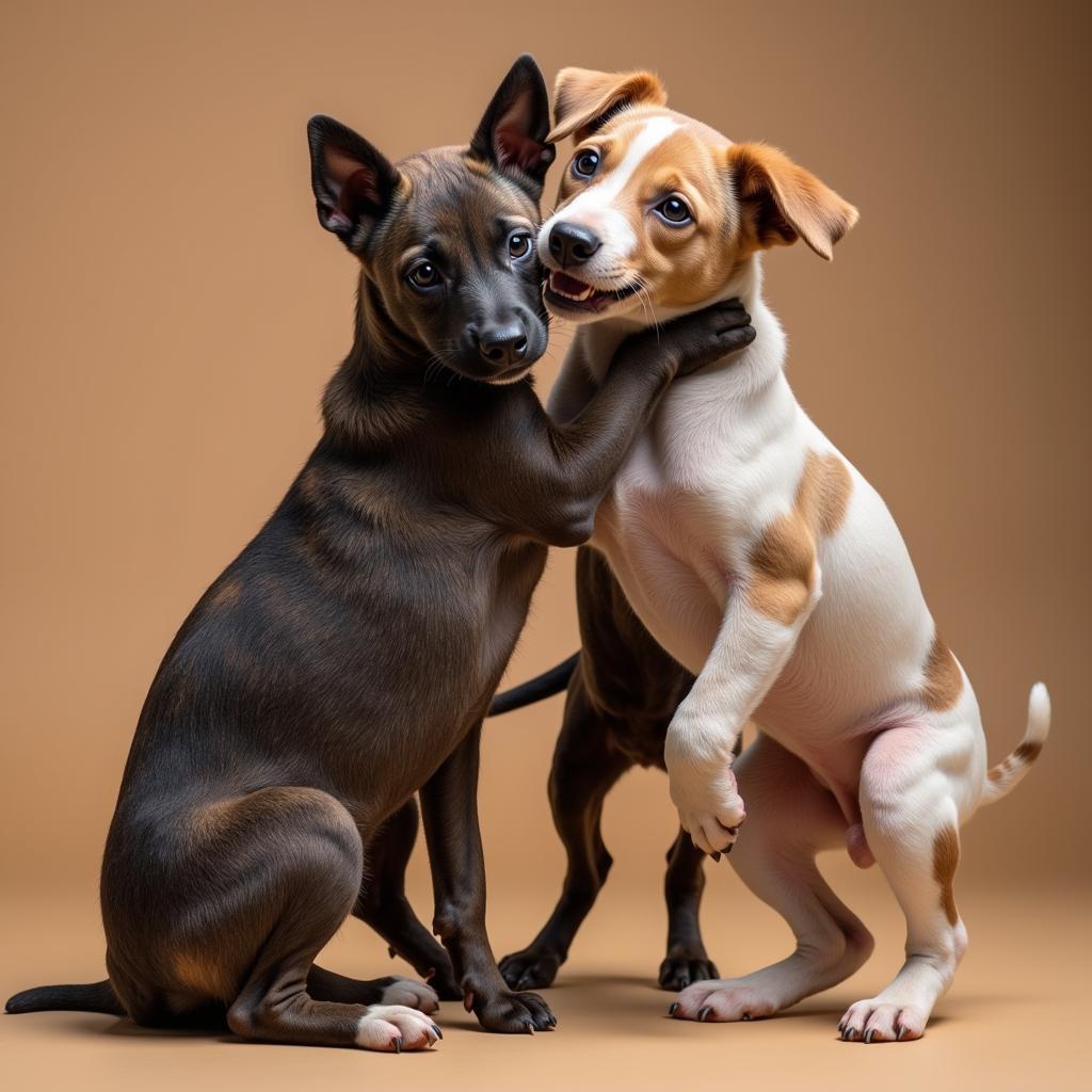 Playful African Dog Puppies