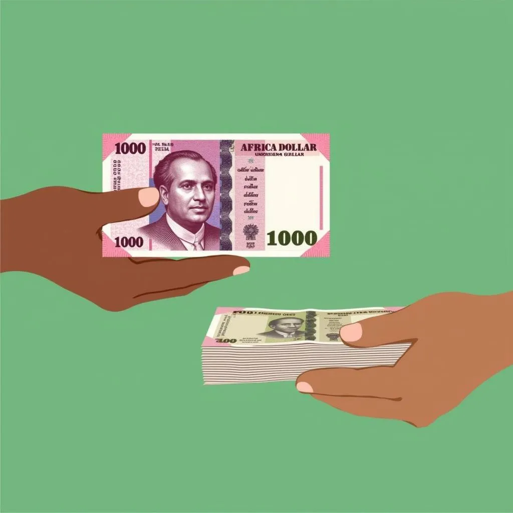 African Dollars and Indian Rupees Currency Exchange