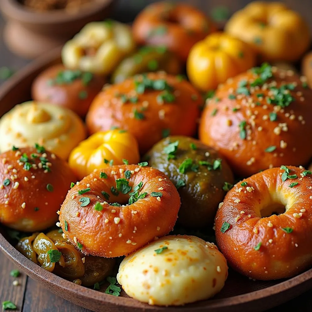 Variety of African Dough