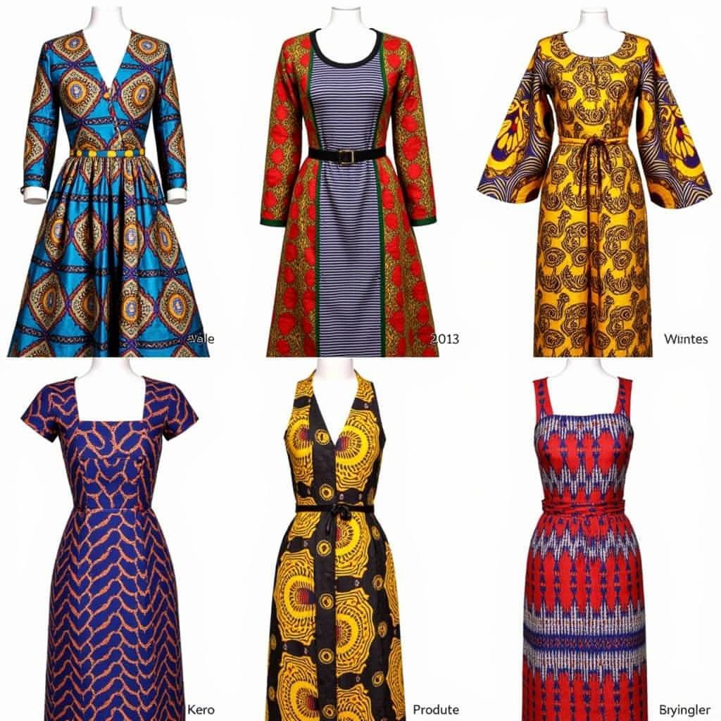 African Dress Designs 2017: Kente and Adire Styles