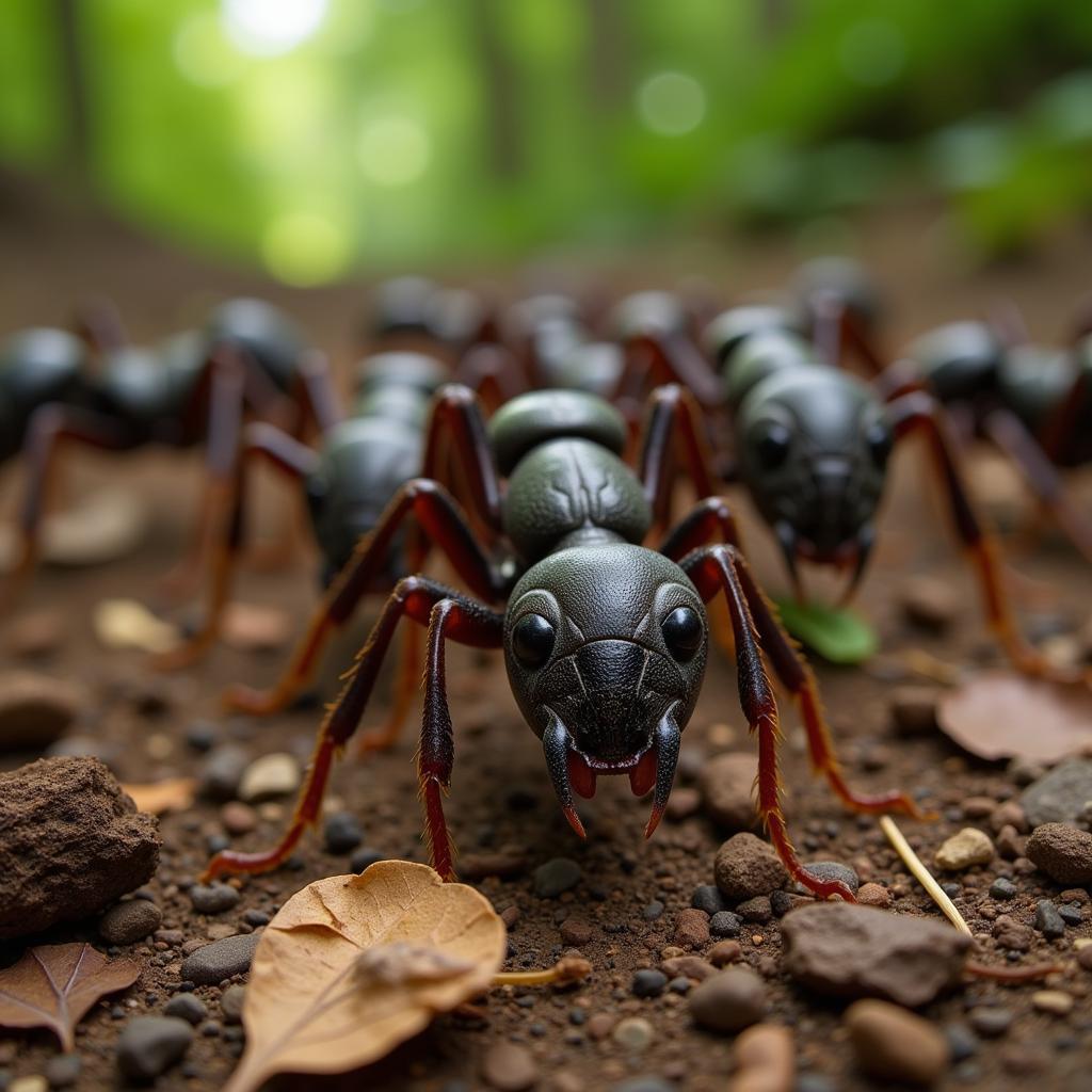 African Driver Ants on the Move