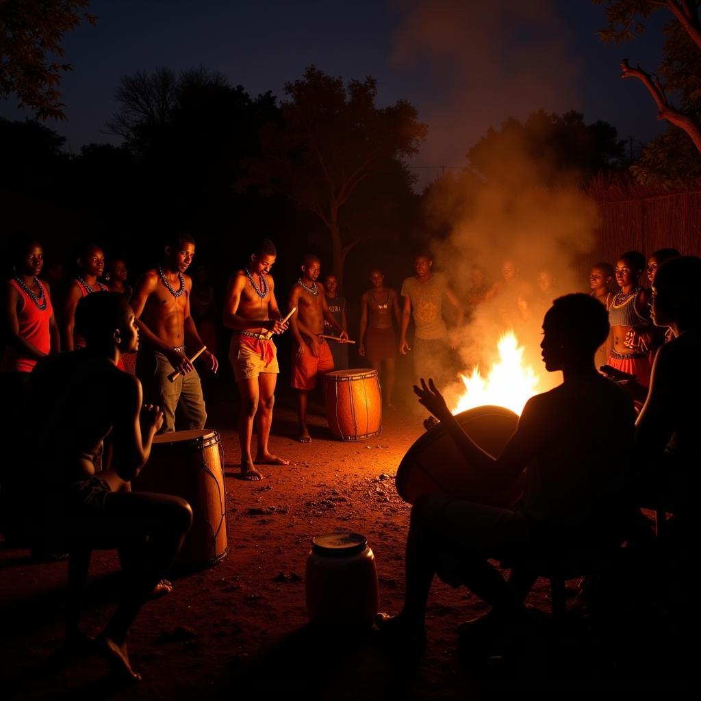 Traditional African Drum Ceremony