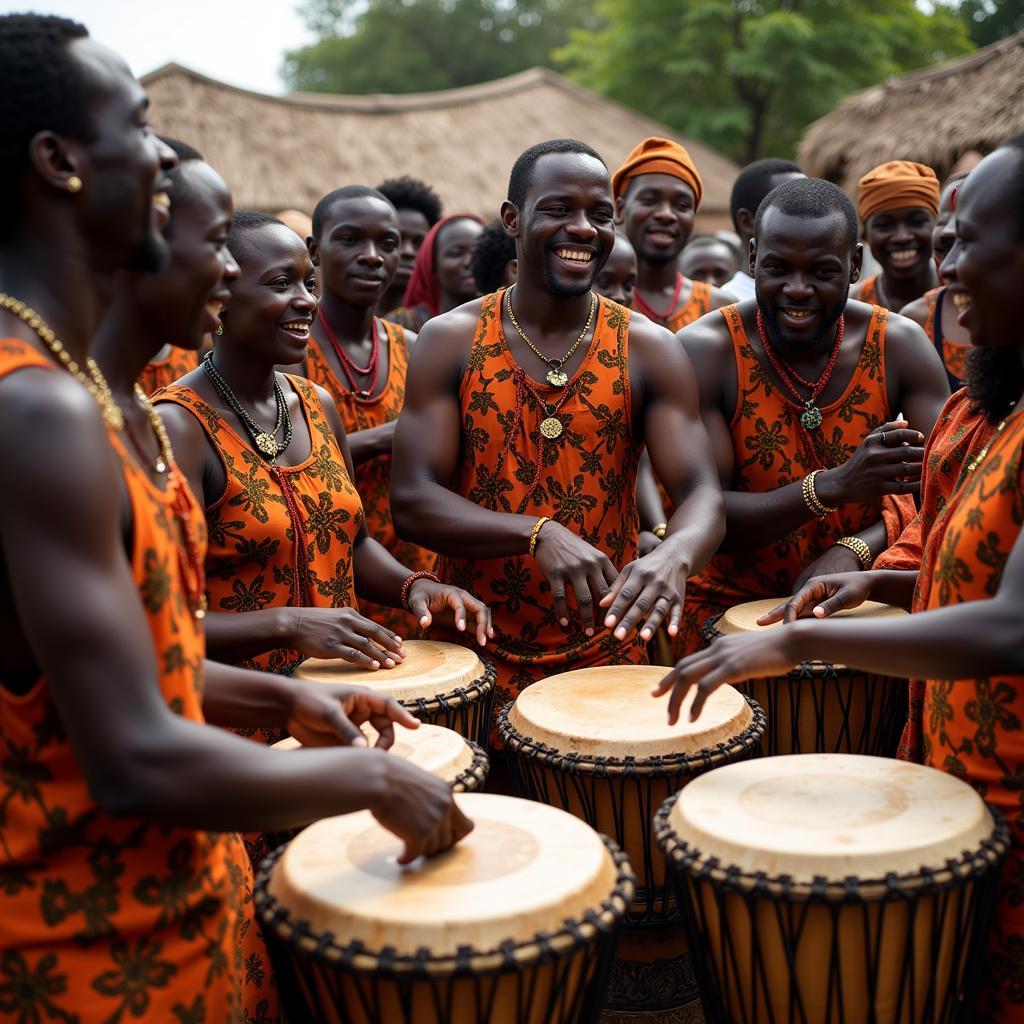 traditional-drum-circle-in-ghana