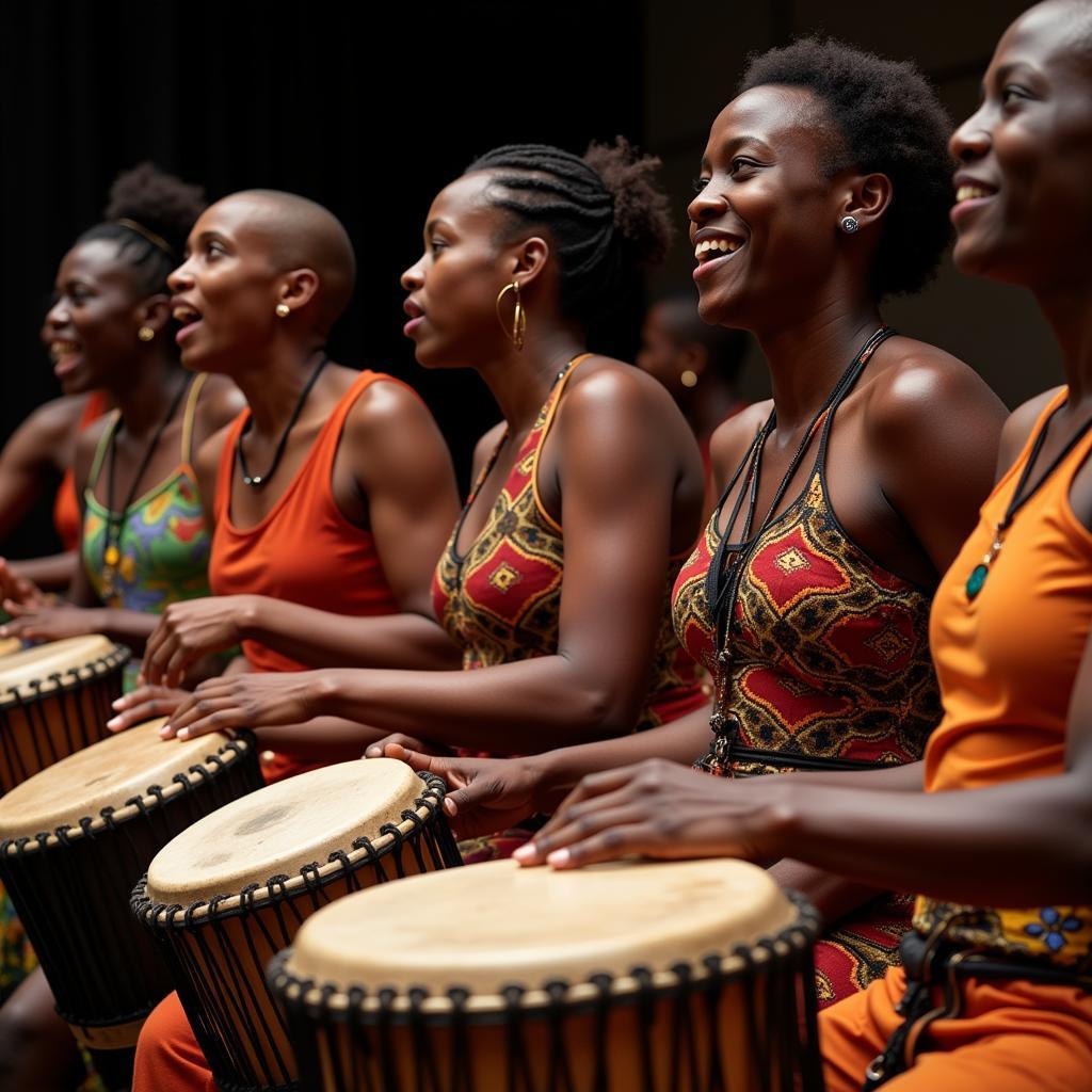 Traditional African Drummers