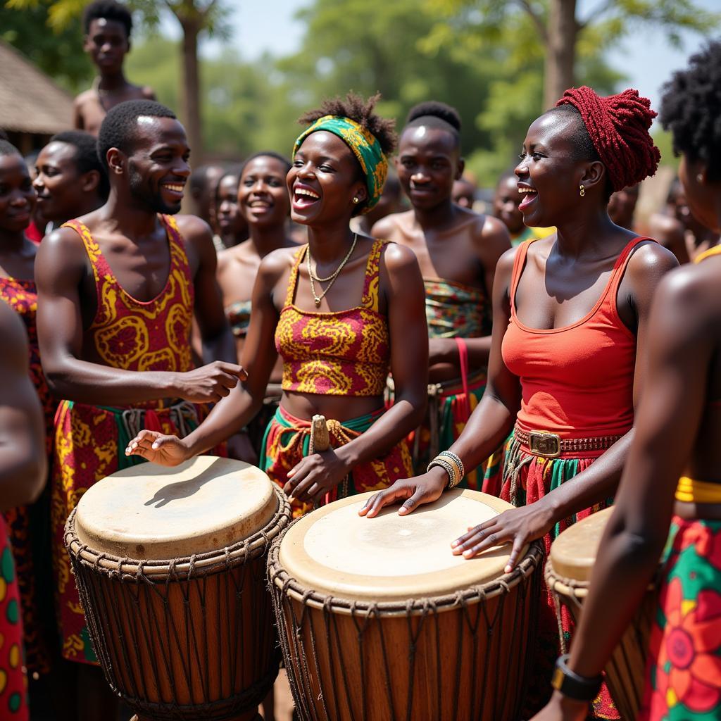 Traditional African Drumming Circle