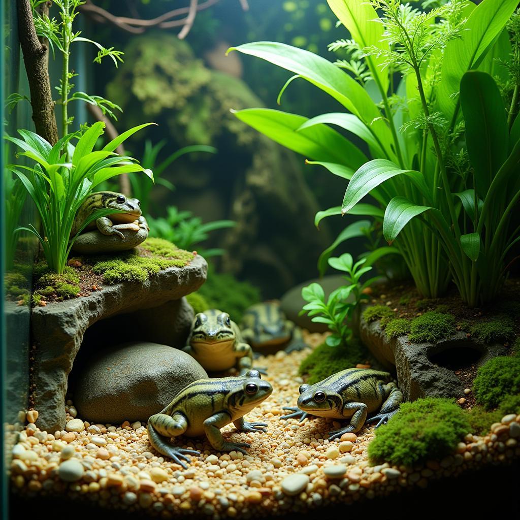 African Dwarf Frog Aquarium