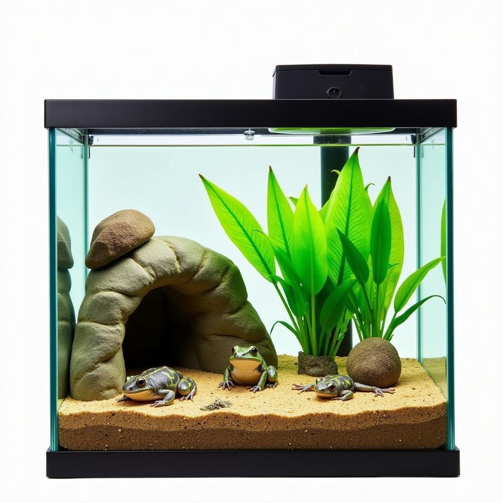 Ideal tank setup for African Dwarf Frogs