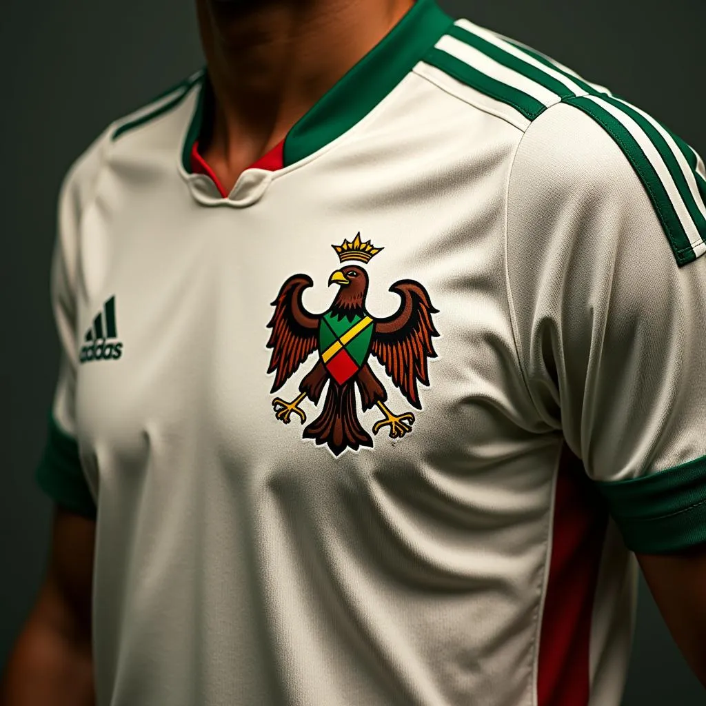 African Eagle Emblazoned on a Sports Team Uniform