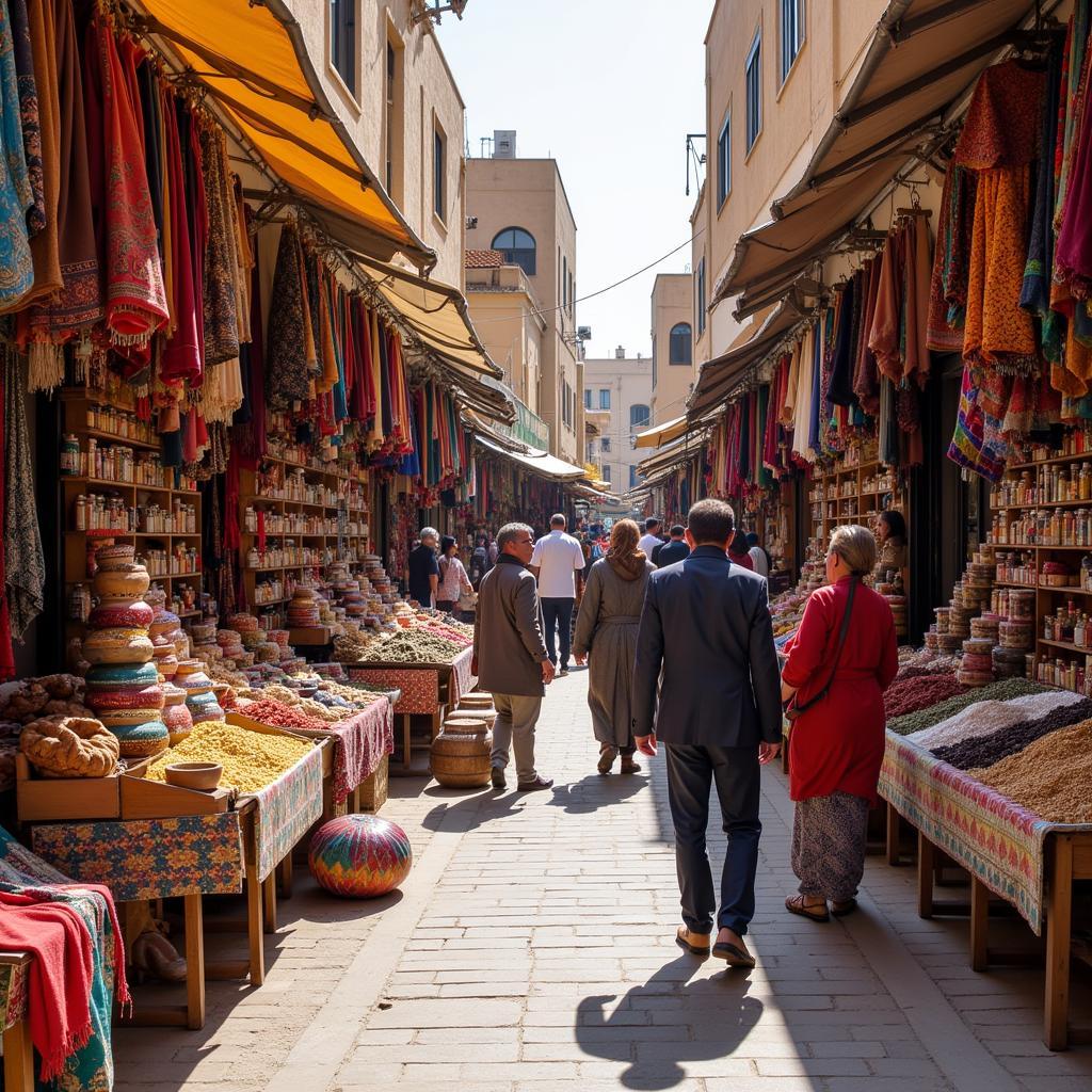 Vibrant African Eastern Market in Ajman