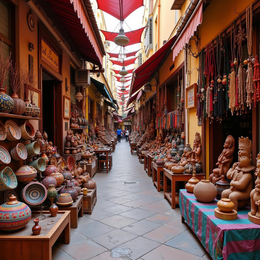 African Eastern Decor in Dubai Souk