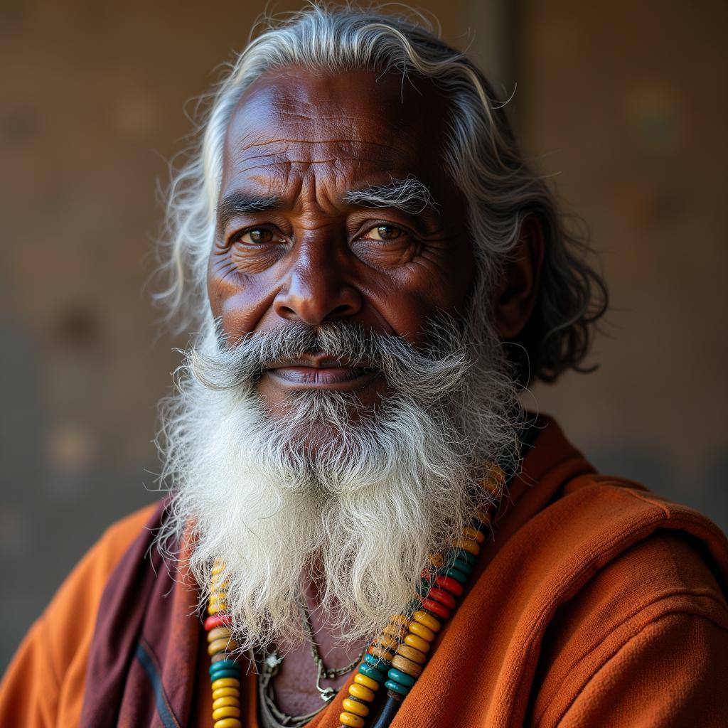 African Elder with a Beard