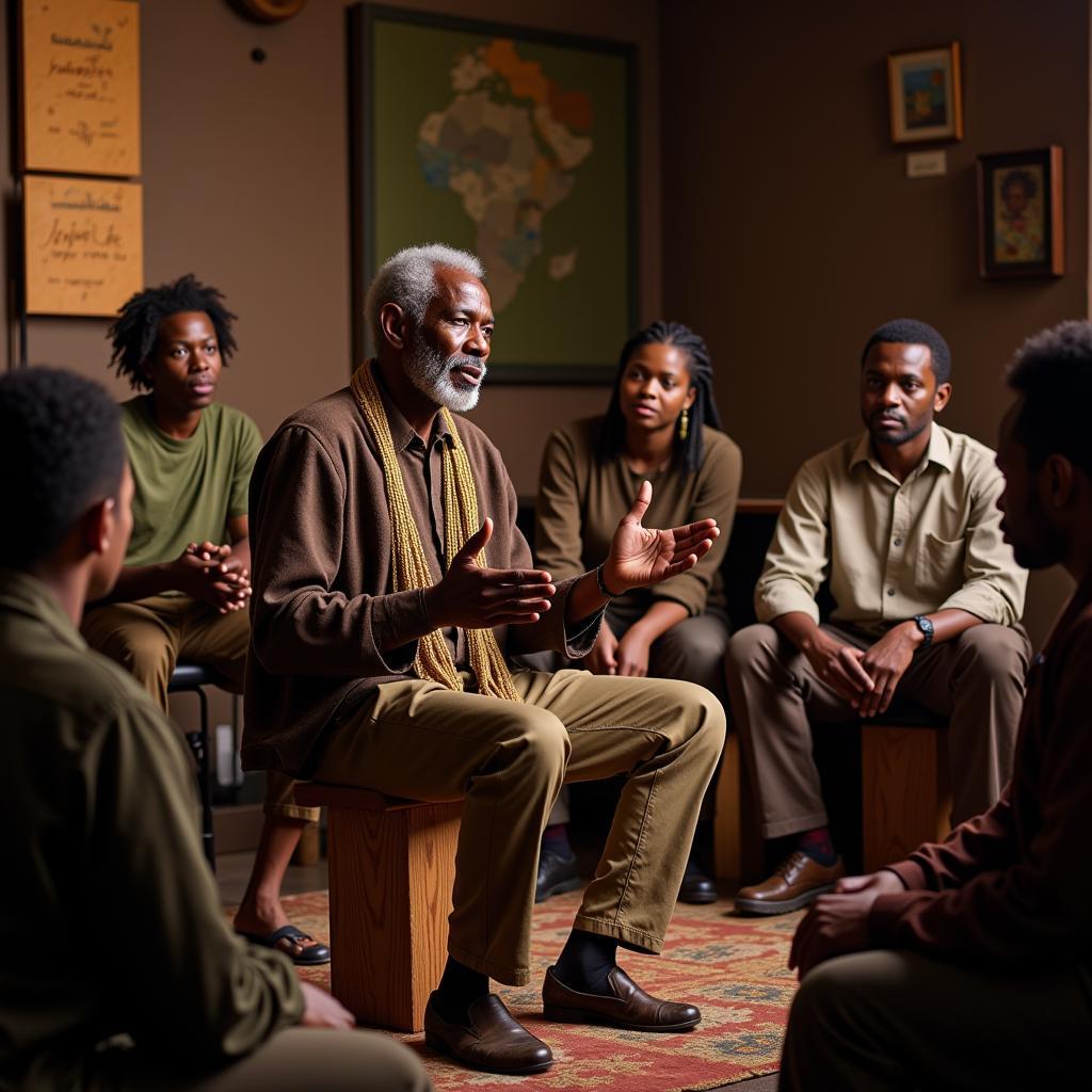 African Elder Storytelling