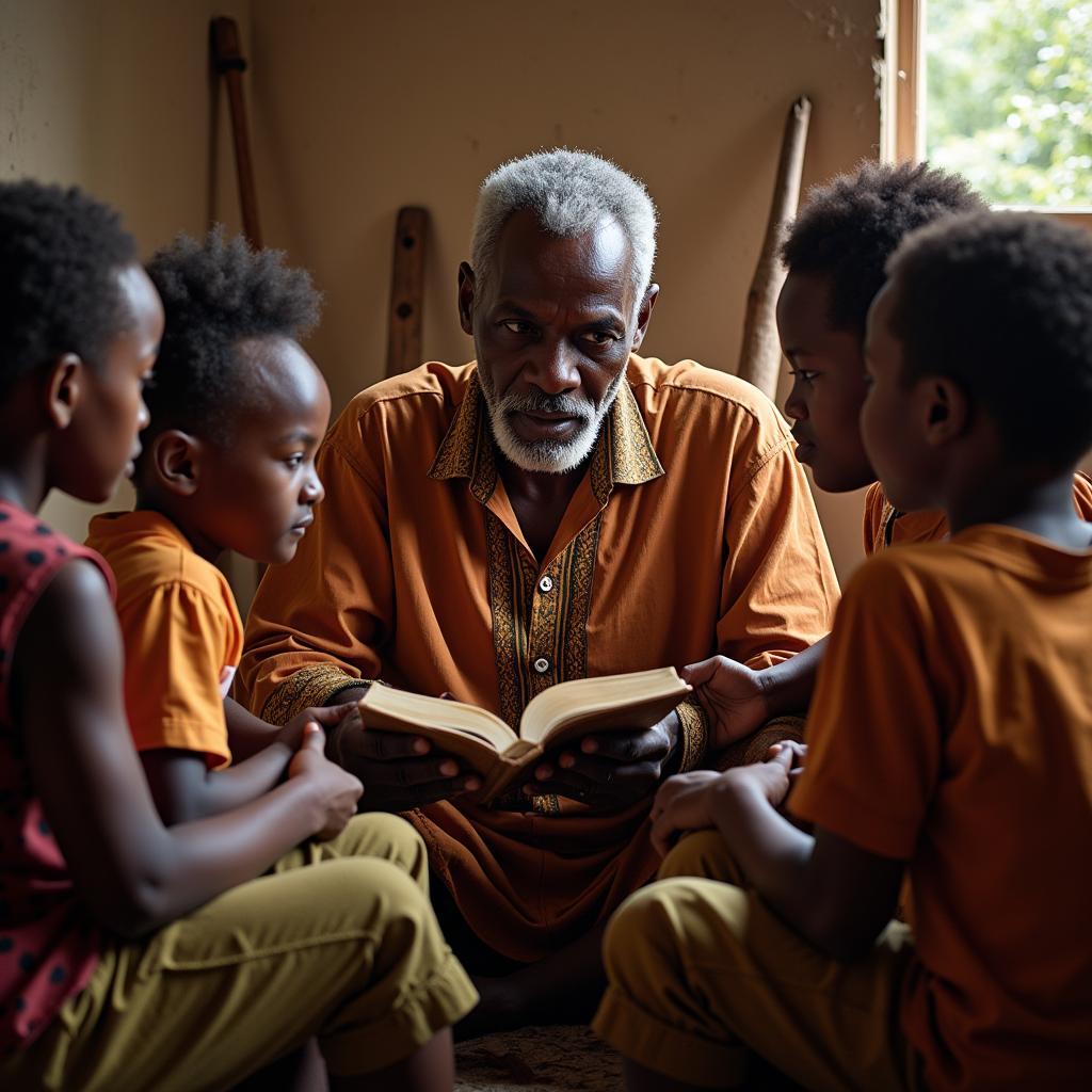 African Elder Storytelling