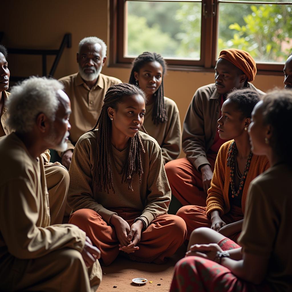 Elders Passing Down Traditions