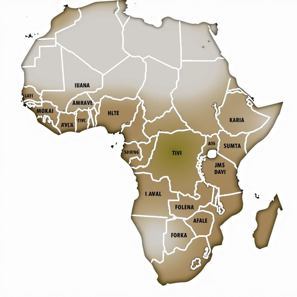 African Elephant Distribution Across Africa