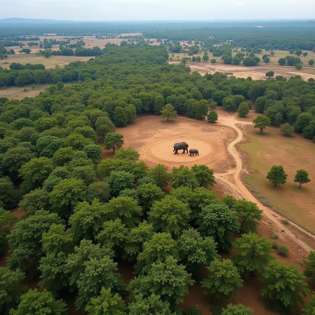 African Elephant Habitat Loss