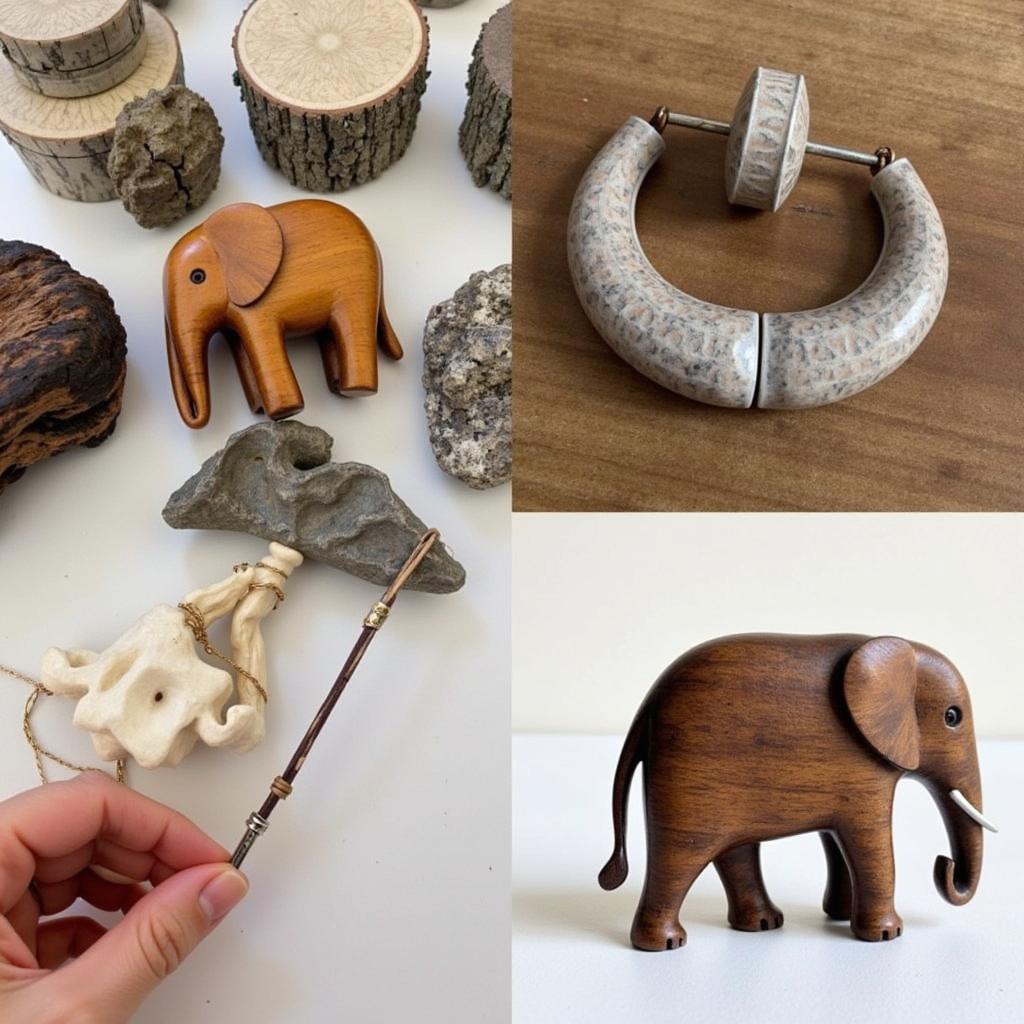 African Elephant Jewelry Sustainable Materials