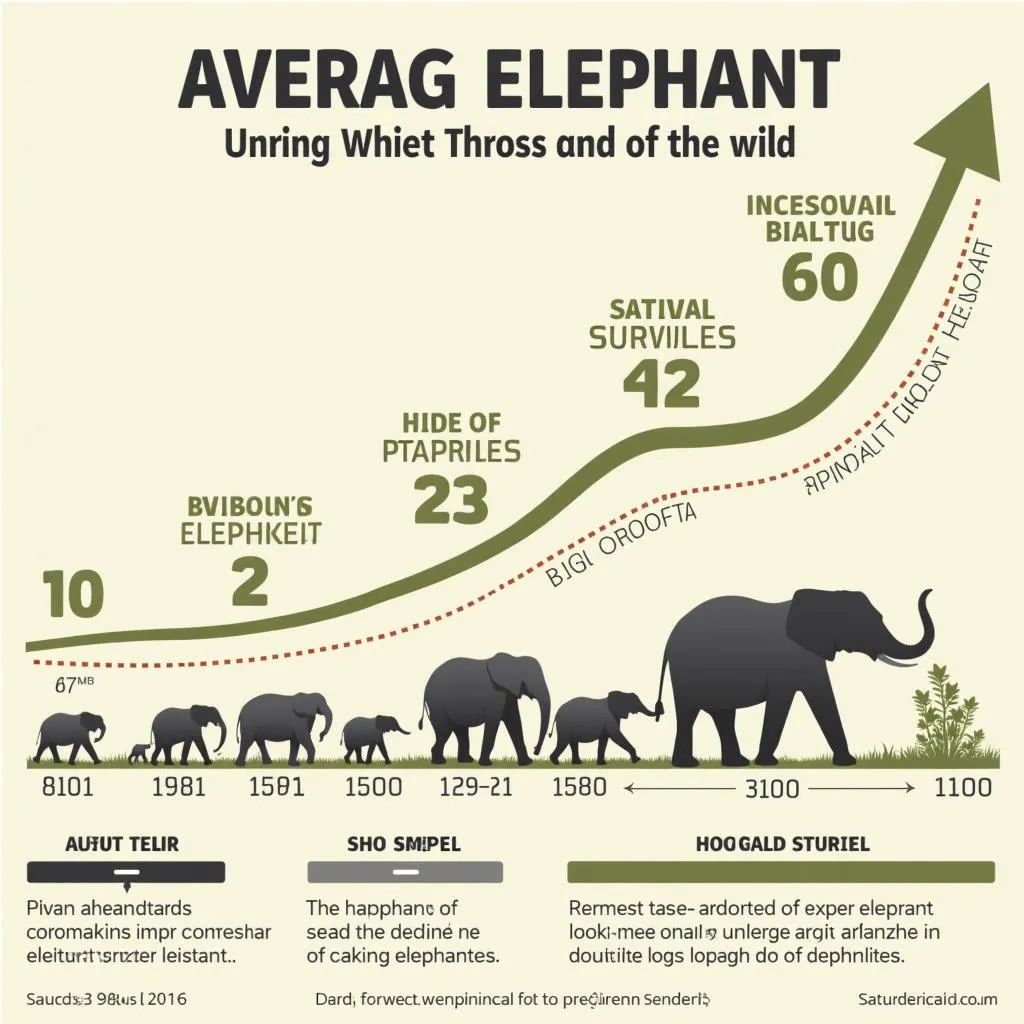 African elephant lifespan chart