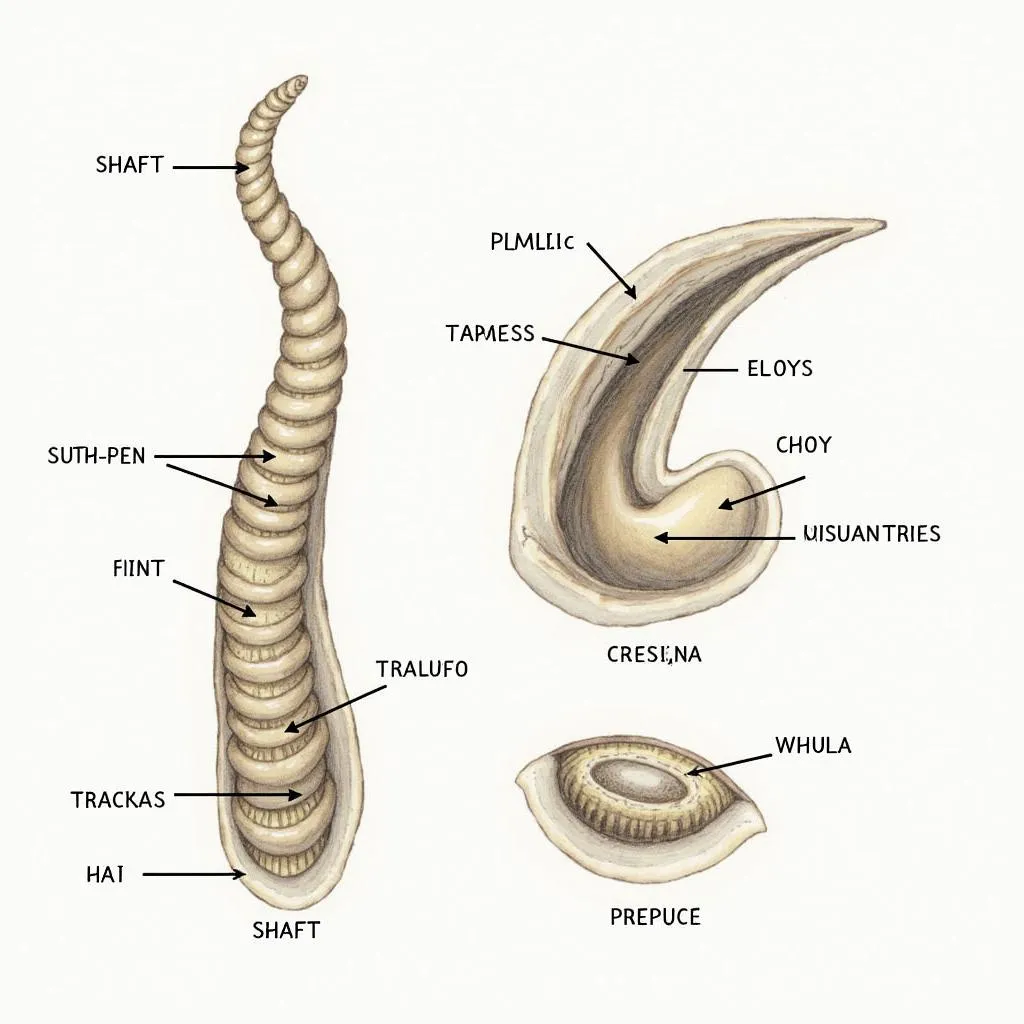 Anatomy of the African Elephant Penis