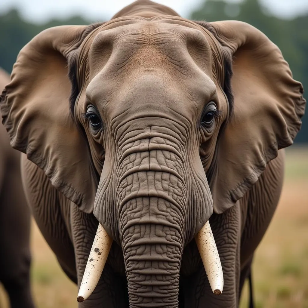 Portrait of an African Elephant