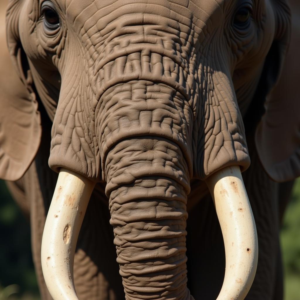 African Elephant Teeth Structure