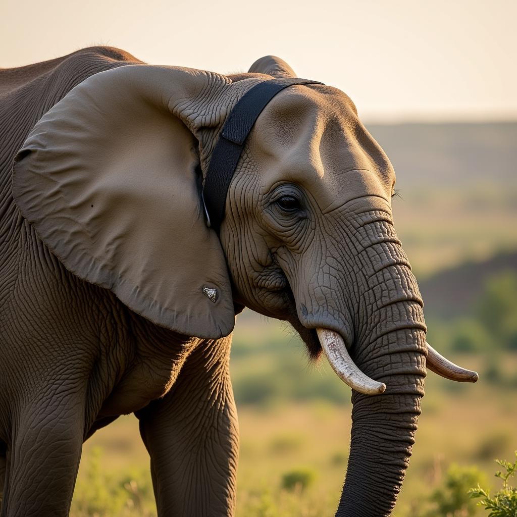 African Elephant Tracking Collar