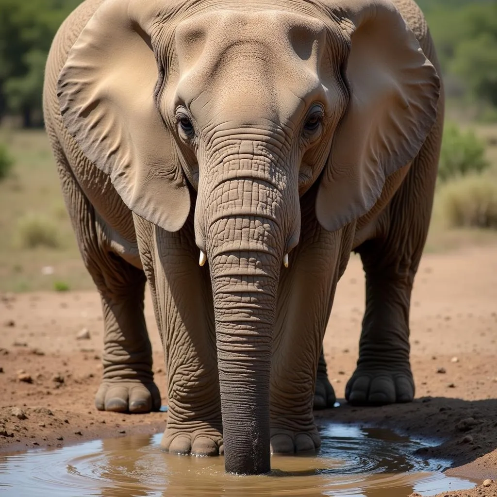 African Elephant Trunk