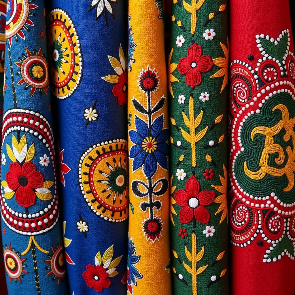 Various African Embroidery Styles