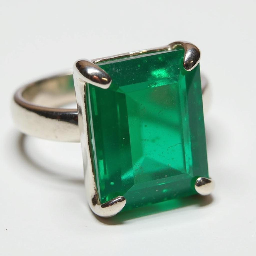 African Emerald Ring