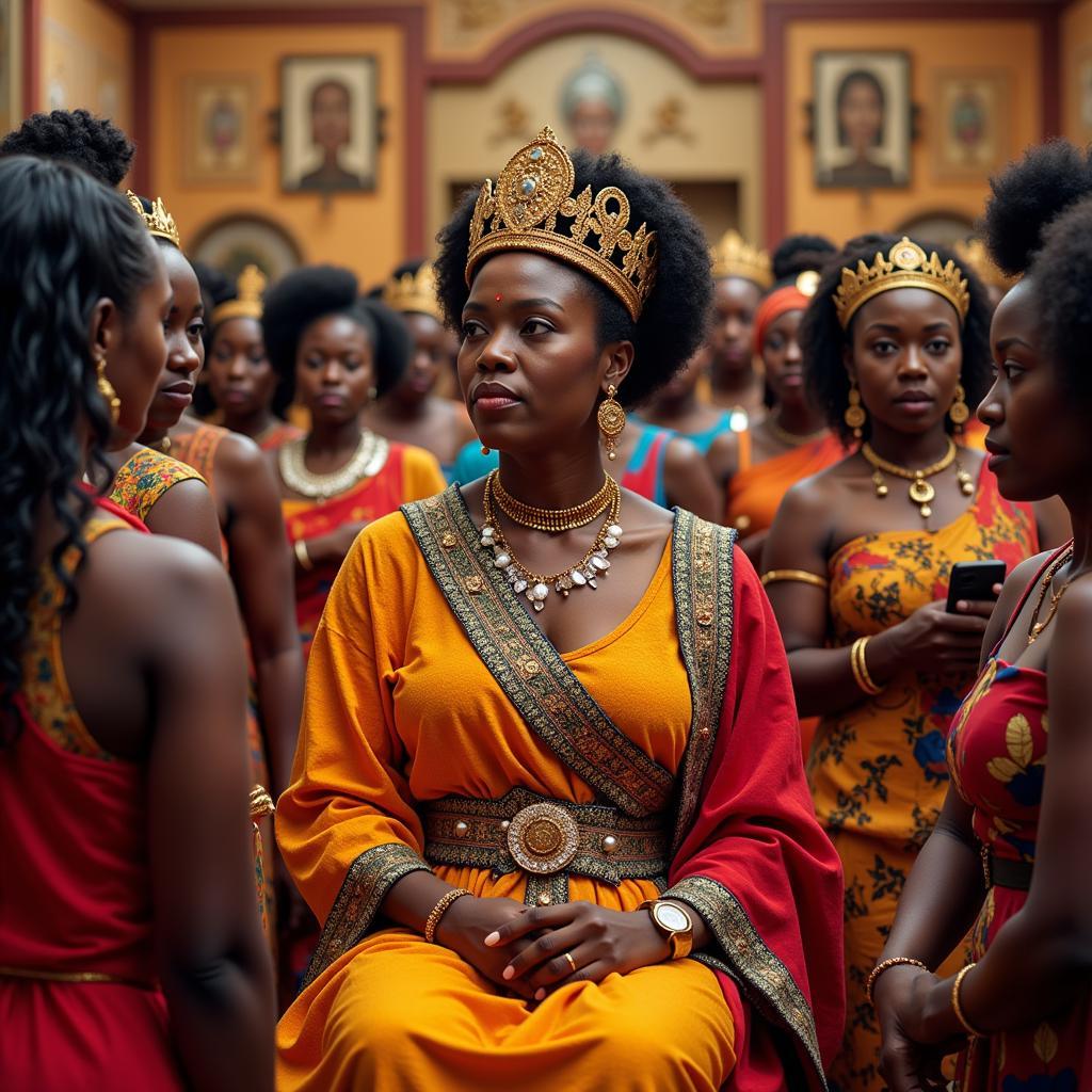 Crowning Ceremony of an African Empress