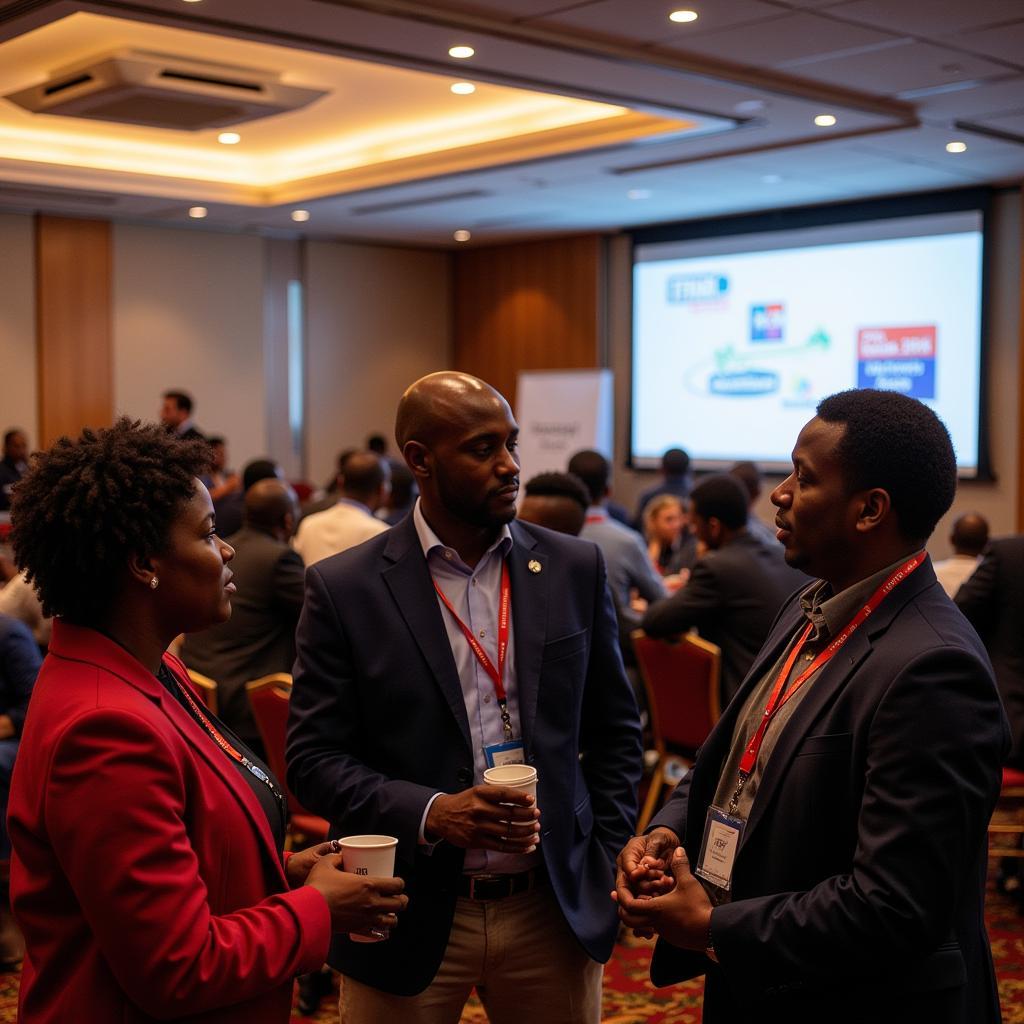 Networking at an African Engineering Conference