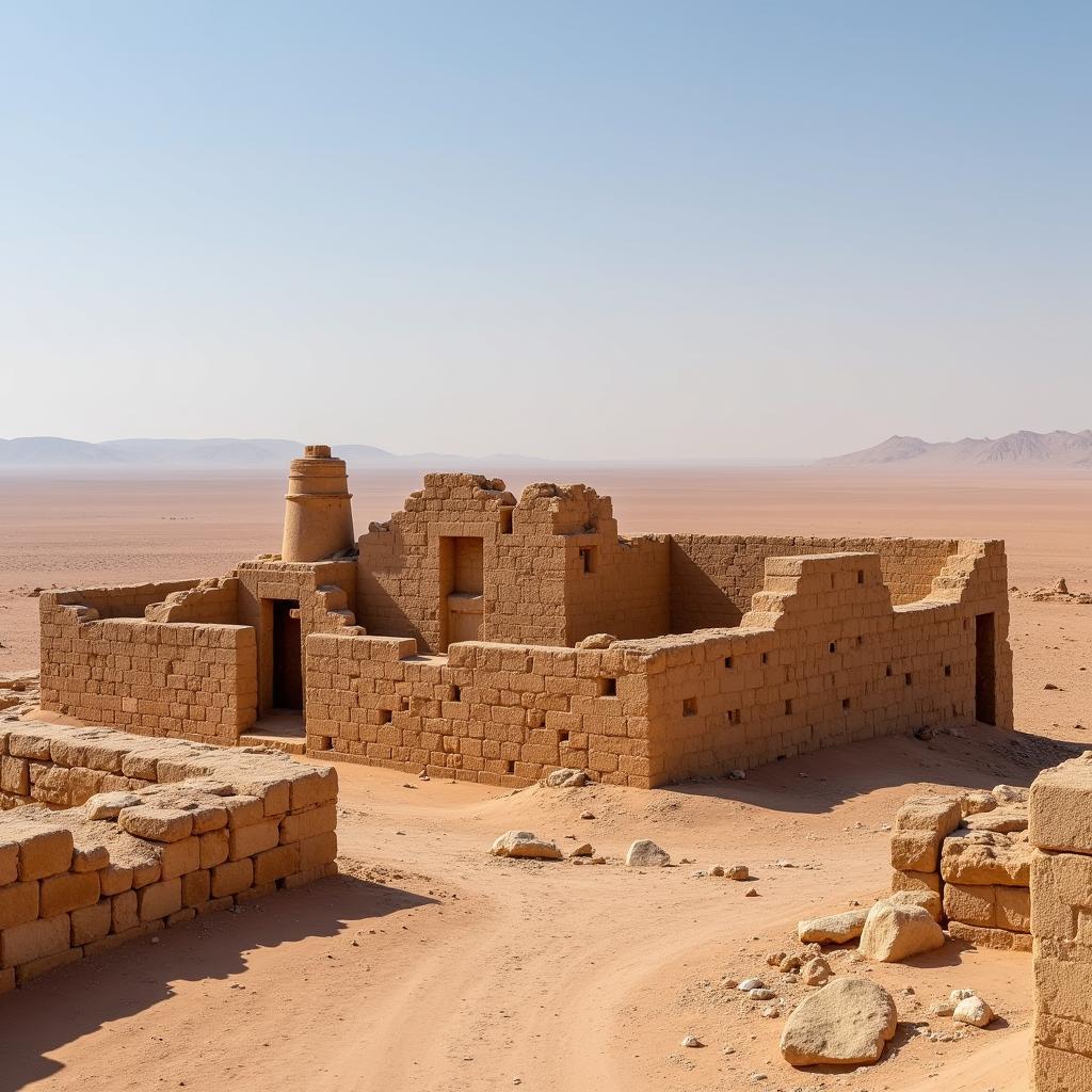 Ancient Ruins in the Desert