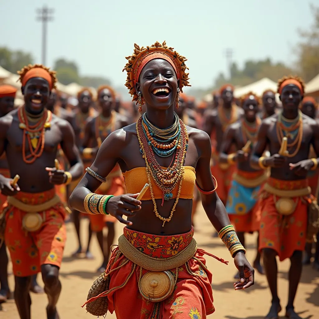 African festival celebration