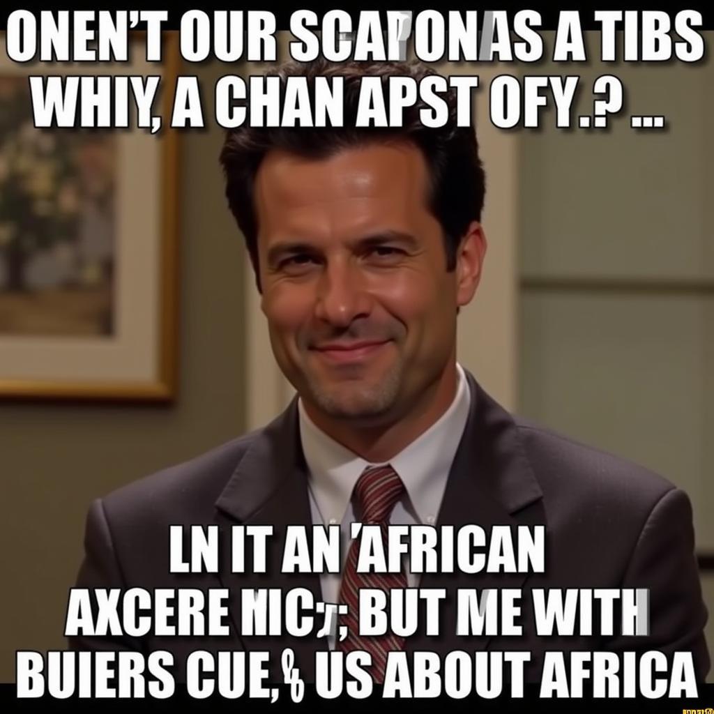 African Expert Meme Giving Satirical Advice