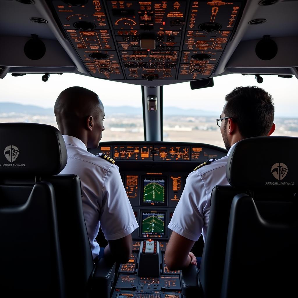 African Express Airways Cockpit Crew